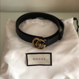 Gucci gold belt